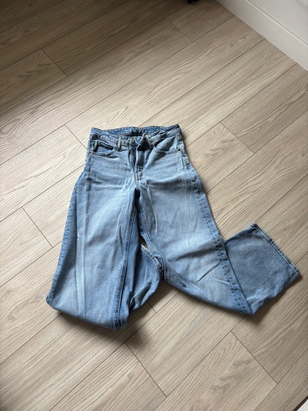 Old Navy Light Blue Wide Leg Jeans